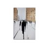 100% Hand Painted Abstract Oil Painting Wall Art Modern Figure Stand On the Street On Canvas Home Decoration For Living Room No Frame